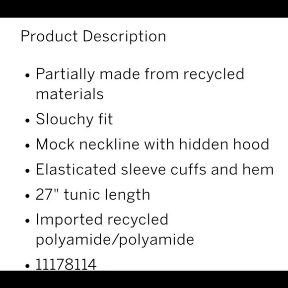 PINK Mockneck Anorak L/XL NWT - Picture 4 of 4